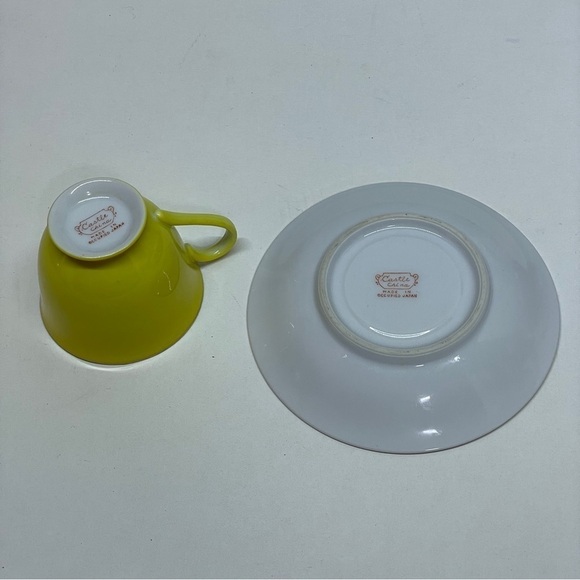 Castle China Occupied Japan Demitasse Cup & Saucer - Picture 5 of 5